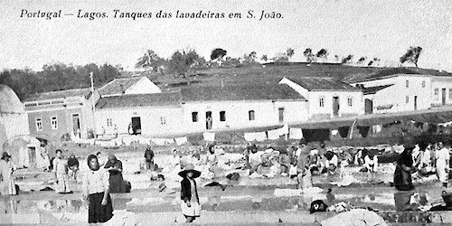 Ontem e hoje - Tanques de lavar em São João