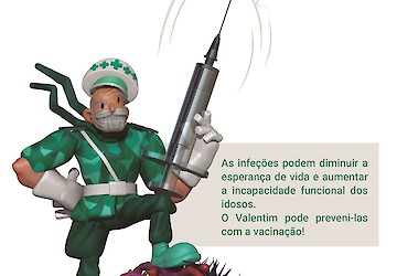 Núcleo de Estudos de Geriatria da Sociedade Portuguesa de Medicina Interna lança campanha “Vacinação é protecção”  dirigida a idosos