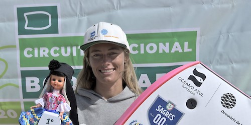 Joana Schenker vence na Nazaré e está a uma mão do título nacional