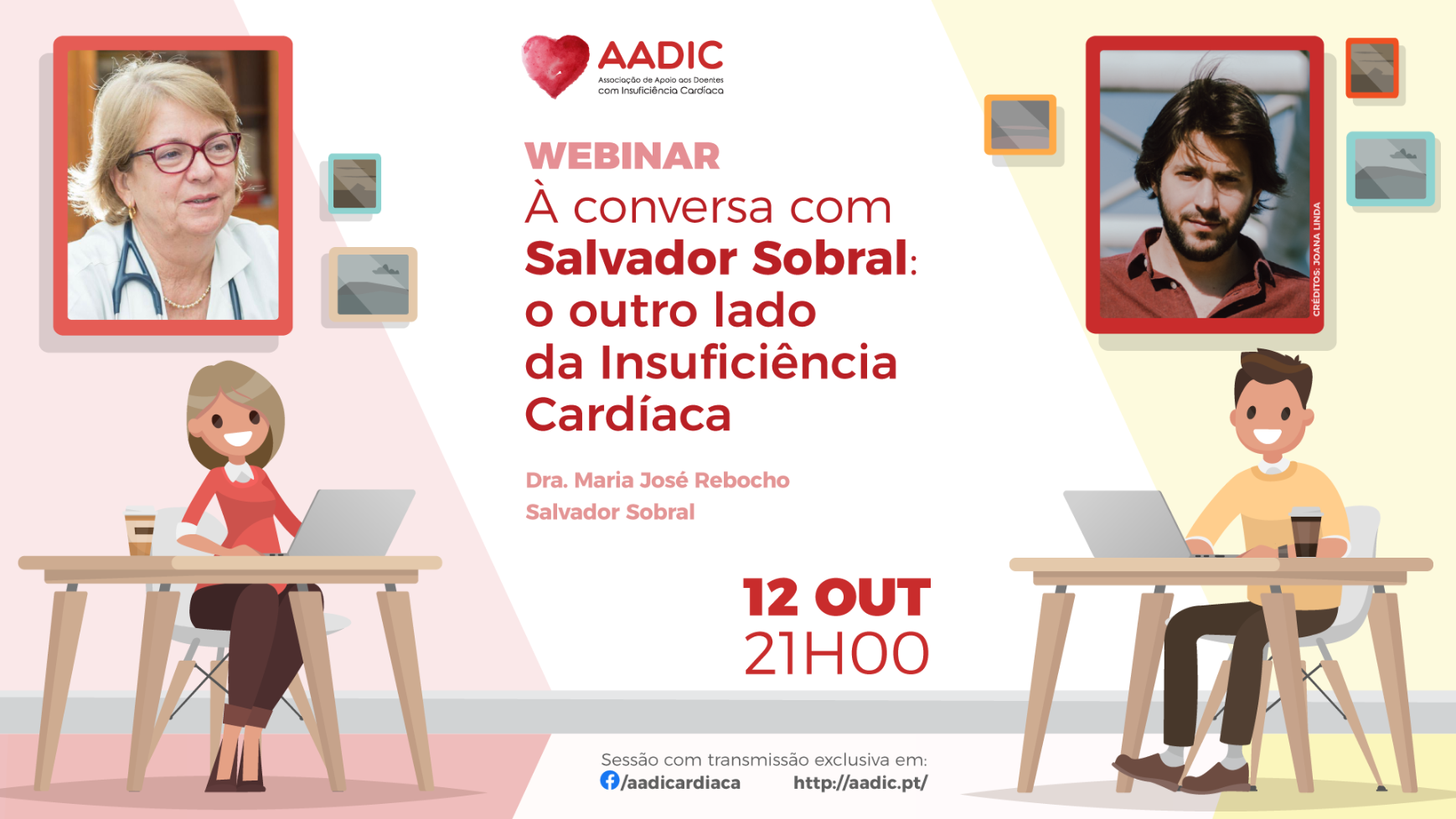 AADIC promove Webinar “À Conversa com Salvador Sobral: o outro lado da Insuficiência Cardíaca”
