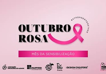 Rosa é a cor do Designer Outlet Algarve em Outubro, em sensibilização ao cancro da mama