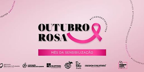 Rosa é a cor do Designer Outlet Algarve em Outubro, em sensibilização ao cancro da mama