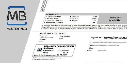 Município de Aljezur avança para o pagamento de facturas através de referência Multibanco em tempo de Pandemia