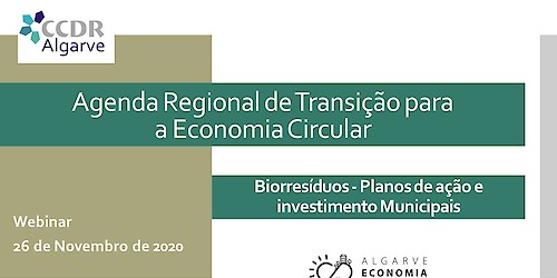 CCDR ALGARVE promove webinar sobre planos de acção e investimento em biorresíduos