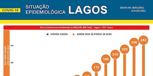 COVID-19: Situação epidemiológica em Lagos [01/02/2021]