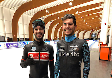 Diogo Marreiros bate Recorde Nacional de Patinagem no Gelo. Miguel Bravo conquista 10.º lugar nos 1000 metros