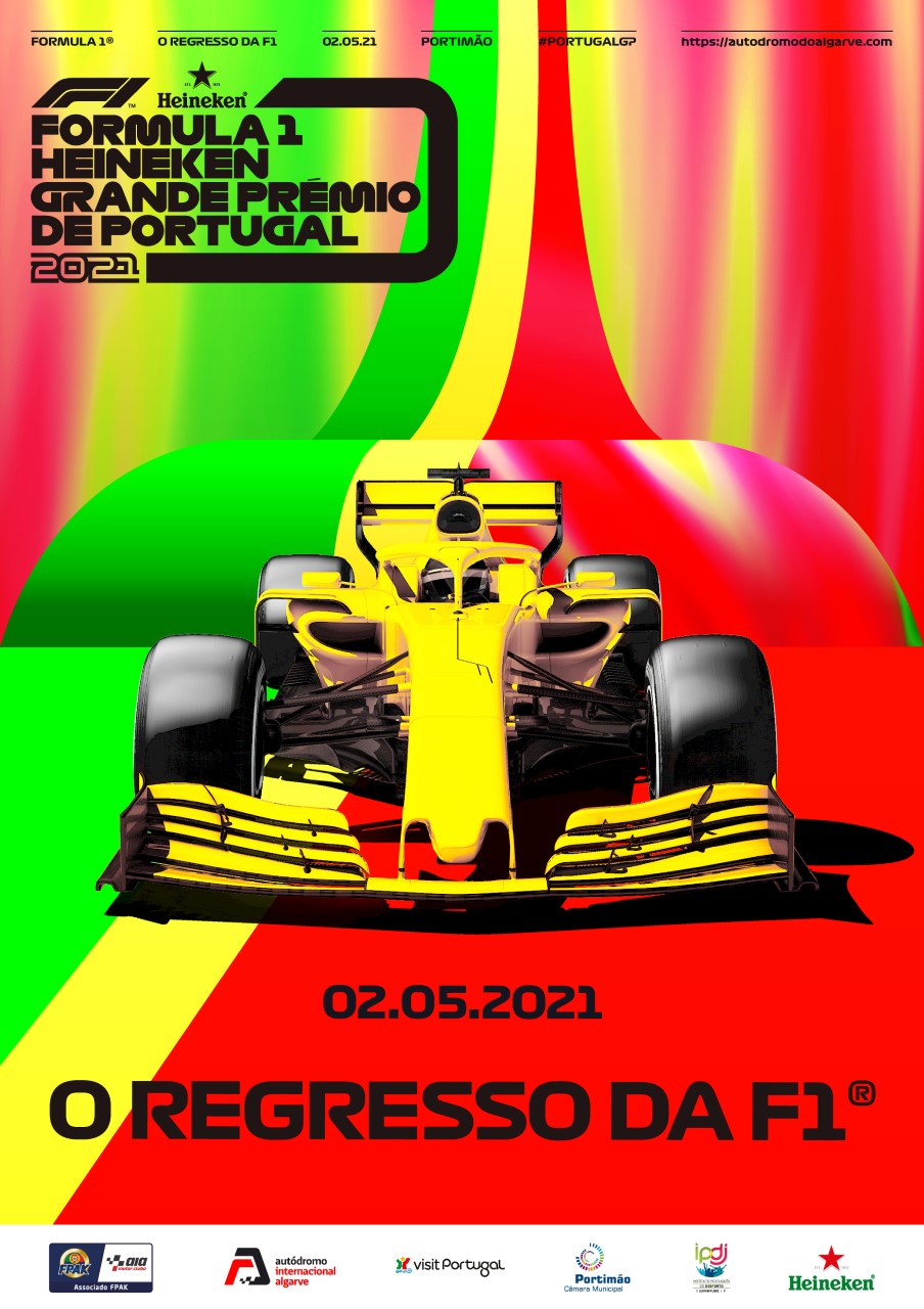Fórmula 1 confirma o regresso do Grande Prémio de Portugal a 2 de Maio de 2021
