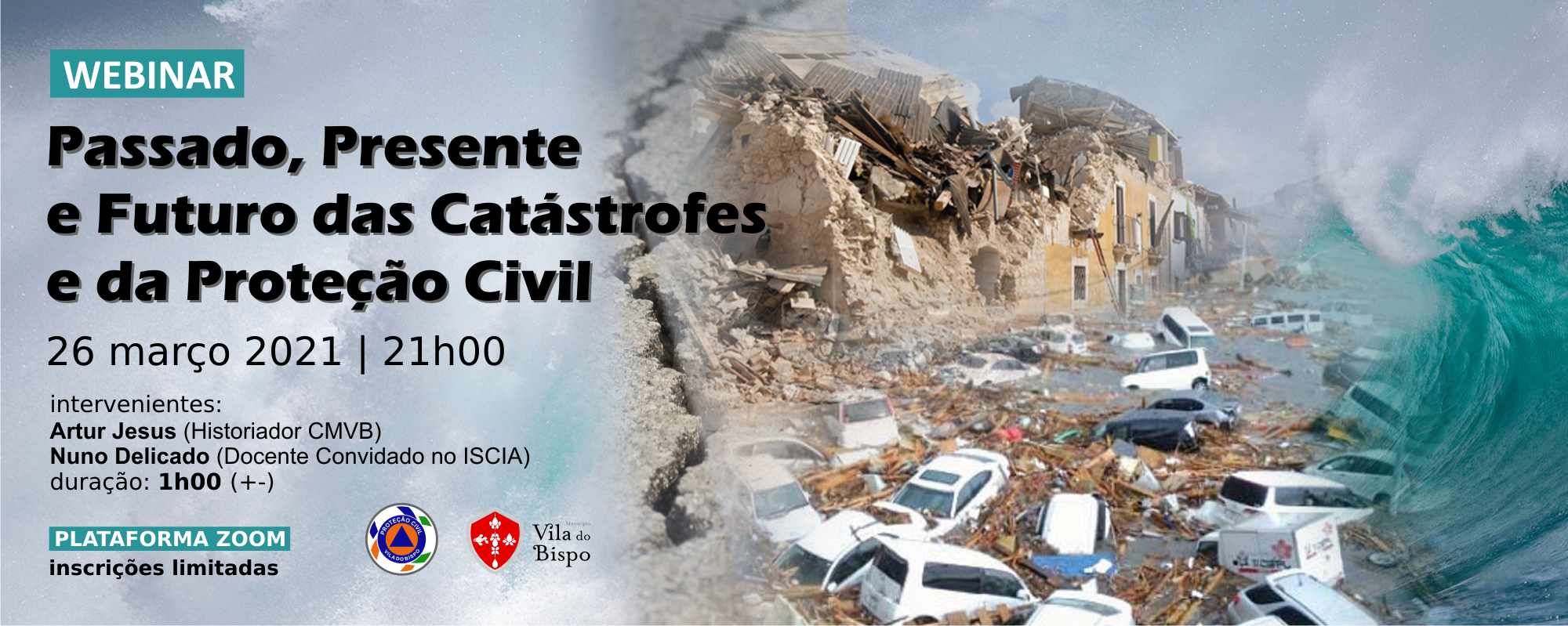 Vila do Bispo debate Passado, Presente e Futuro das Catástrofes e da Protecção Civil
