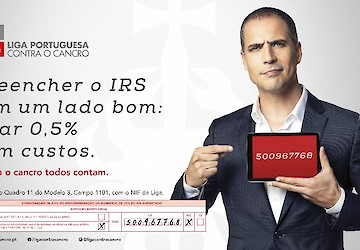 Liga Portuguesa Contra o Cancro apela aos portugueses para doação de IRS