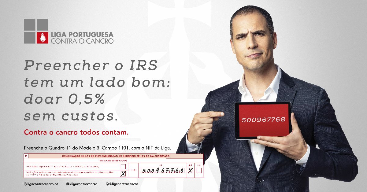 Liga Portuguesa Contra o Cancro apela aos portugueses para doação de IRS