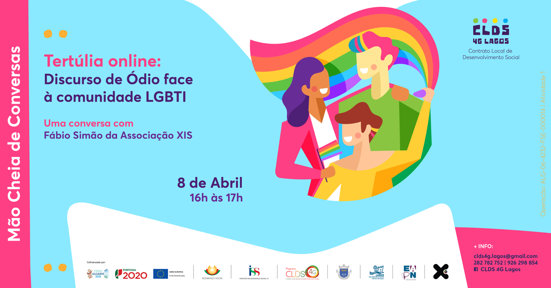 CLDS 4G Lagos promove tertúlia online com o tema "Discurso de ódio face à comunidade LGBTI"