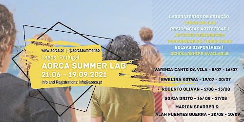 AORCA Verão Lab, que decorrerá em Lagos, tem já candidaturas abertas para artistas profissionais e estudantes