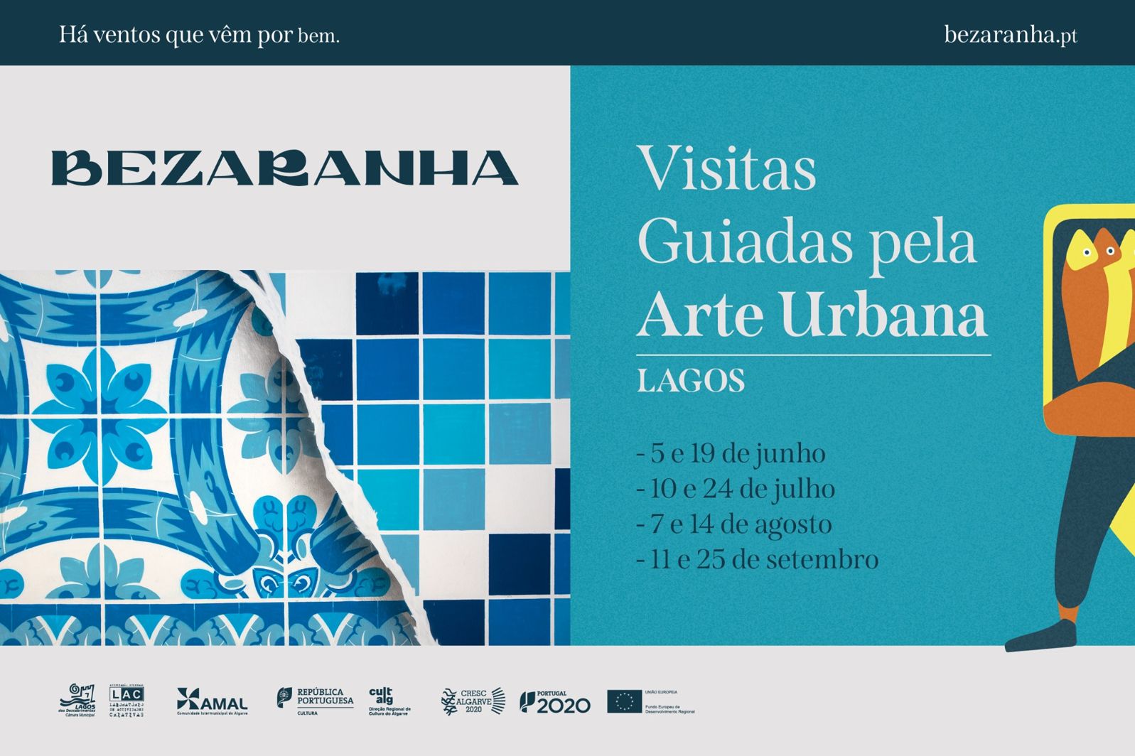 Projecto "Bezaranha" chega a Lagos em Junho com "Visitas guiadas pela Arte Urbana"