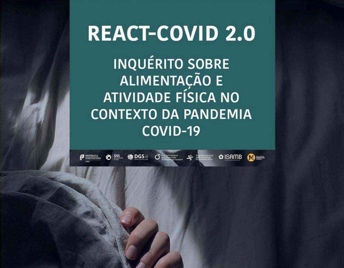 Está a decorrer online Inquérito "React-Covid 2.0"