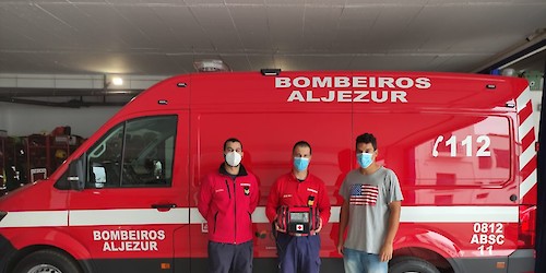 Grupo Desportivo Odeceixense presta donativo à Associação Humanitária dos Bombeiros Voluntários de Aljezur