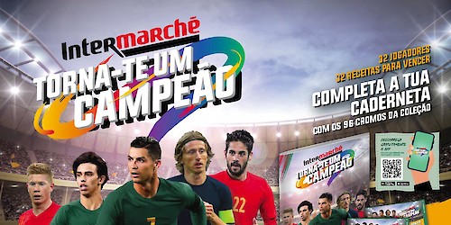 Caderneta “Torna-te um Campeão” do Europeu disponível no Intermarché