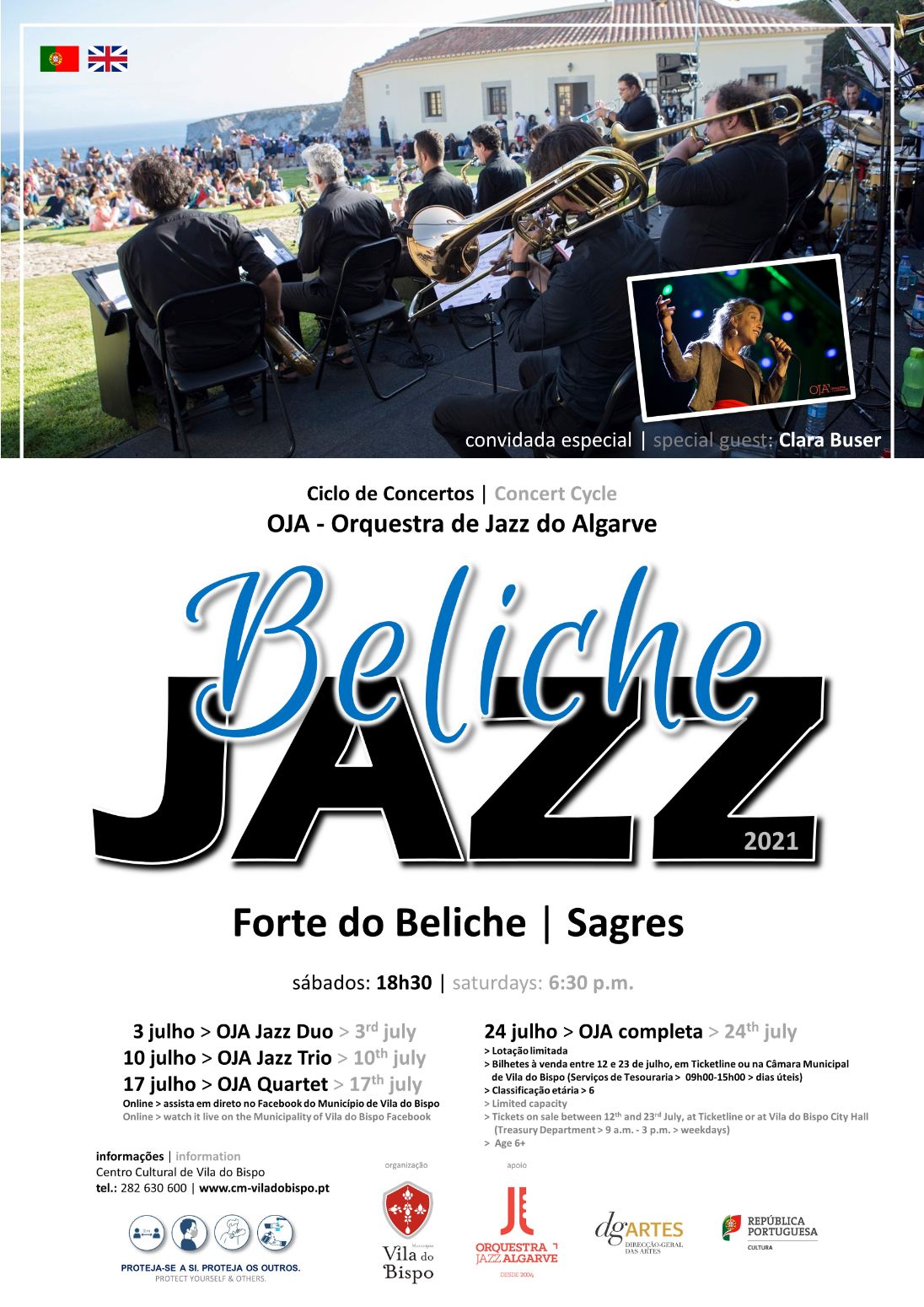 Forte do Beliche recebe Ciclo de Concertos com Orquestra de Jazz do Algarve