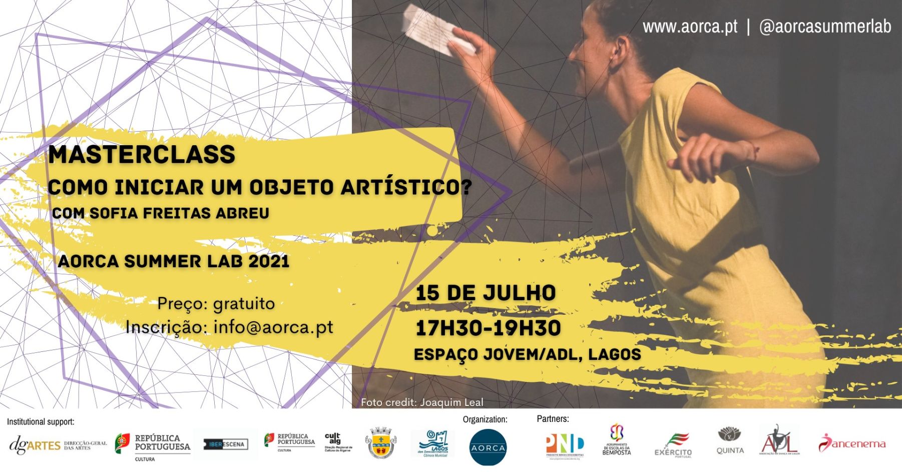 AORCA Summer Lab apresenta Masterclass Criativa esta quinta-feira