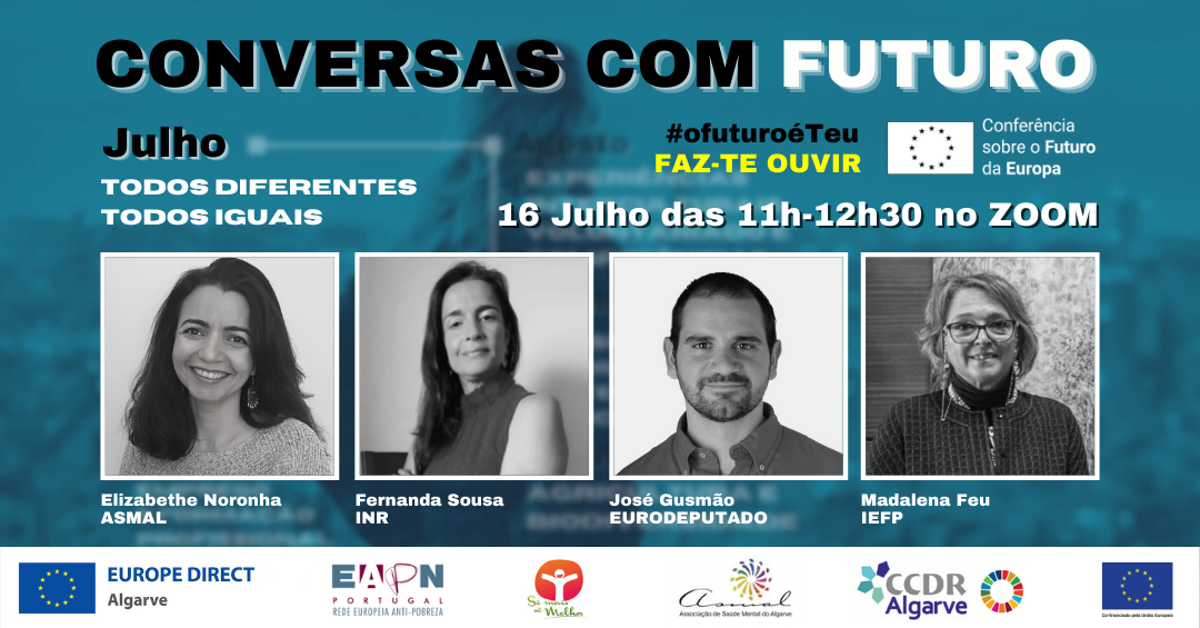 CCDR Algarve: "Conversas com futuro" inicia hoje sob o tema "Tod@s diferentes, Tod@s iguais"