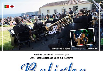 Orquestra de Jazz do Algarve e Clara Buser no Forte do Beliche, em Sagres