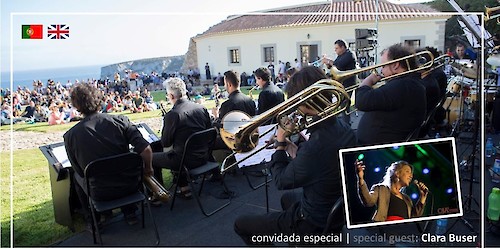 Orquestra de Jazz do Algarve e Clara Buser no Forte do Beliche, em Sagres