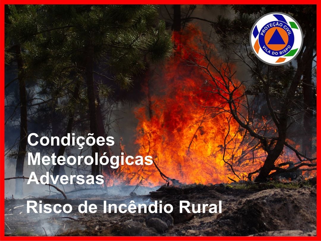 Núcleo de Protecção Civil de Vila do Bispo alerta para incremento do perigo meteorológico de incêndio rural