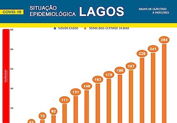 COVID-19: Situação epidemiológica em Lagos [30/07/2021]
