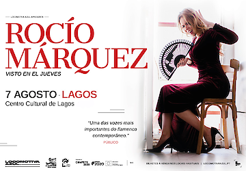 Espanhola Rocío Márquez ao vivo no Centro Cultural de Lagos