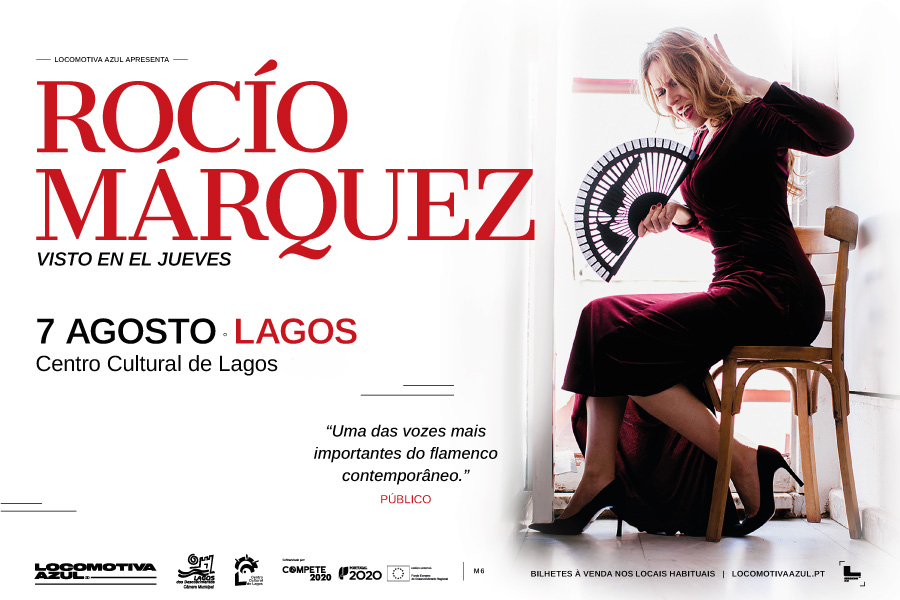 Espanhola Rocío Márquez ao vivo no Centro Cultural de Lagos