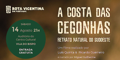 Documentário "A Costa das Cegonhas" no Centro Cultural de Vila do Bispo
