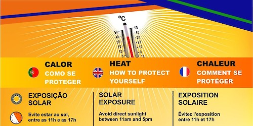 Município de Vila do Bispo partilha dicas de como enfrentar a corrente onda de calor