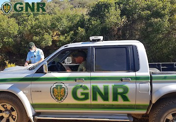 GNR: Comando Territorial de Faro realizou acção de fiscalização ao exercício da caça