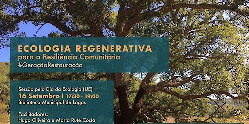 Biblioteca Municipal de Lagos acolhe acção de sensibilização "Ecologia Regenerativa para a Resiliência Comunitária"