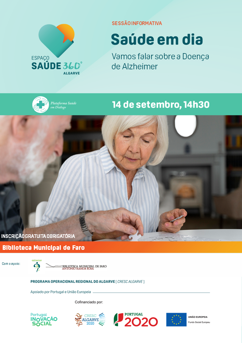 Espaço Saúde 360º Algarve promove sessão informativa sobre a Doença de Alzheimer