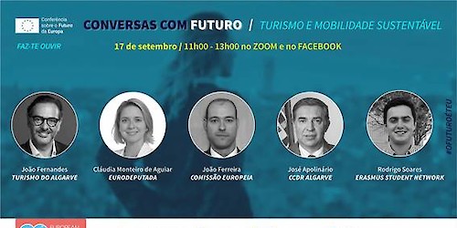 "Conversas com futuro" debate desafios e prioridades do Algarve no âmbito do turismo e da mobilidade sustentável