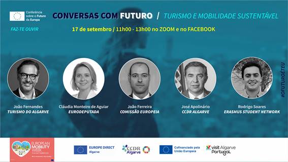 "Conversas com futuro" debate desafios e prioridades do Algarve no âmbito do turismo e da mobilidade sustentável