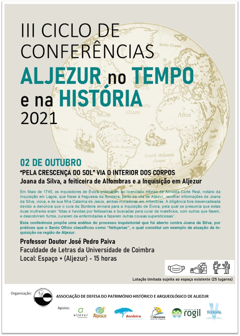 Associação de Defesa do Património Histórico e Arqueológico de Aljezur retoma ciclo de conferências "Aljezur no Tempo e na História"