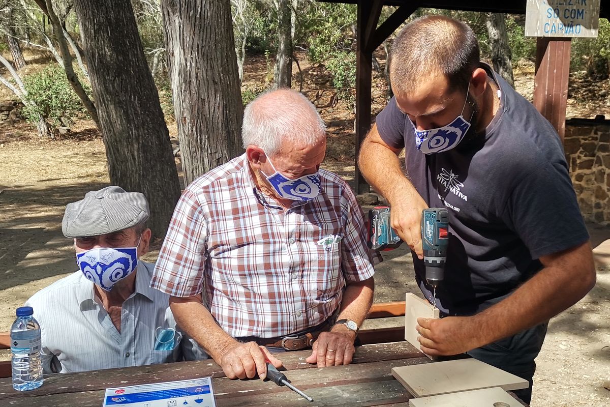 Mata Nacional de Barão de São João recebeu workshops para construção de caixas-ninho