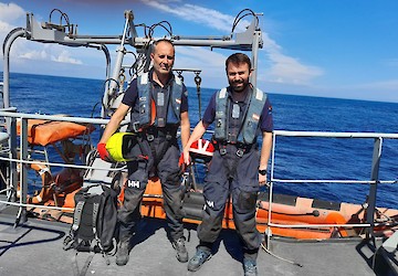 DGRM participa em missão internacional de fiscalização no mar