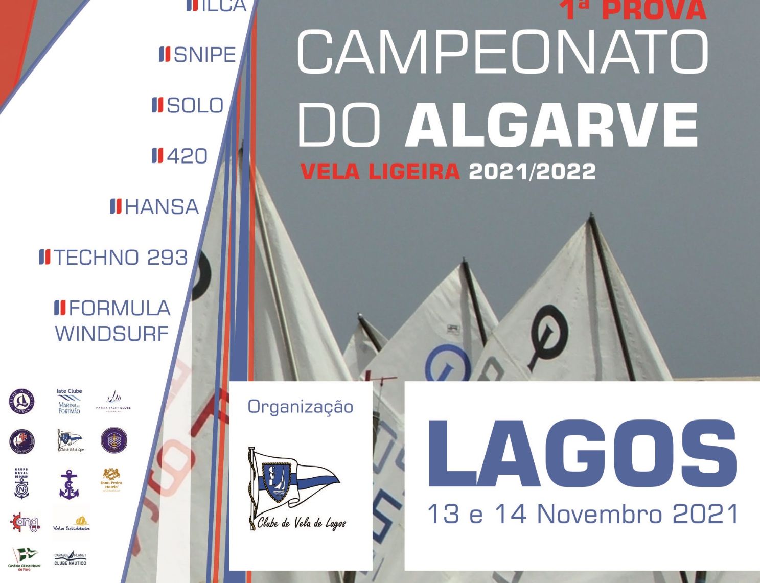 Lagos recebe a 1ª Prova do Campeonato do Algarve de Vela Ligeira 2021/2022