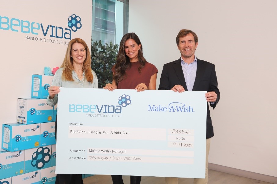 Claúdia Vieira entrega à Make-A-Wish mais de 3 mil euros angariados com a 5.ª Maratona da Maternidade
