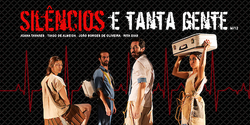 Os silêncios do tráfico sobem ao palco do Teatro Lethes em Faro dia 3 de Dezembro, pelas 21.00h com a Peça de Teatro "Silencio e Tanta Gente"