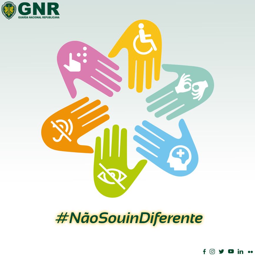 GNR lança iniciativa "#NãoSouinDiferente"