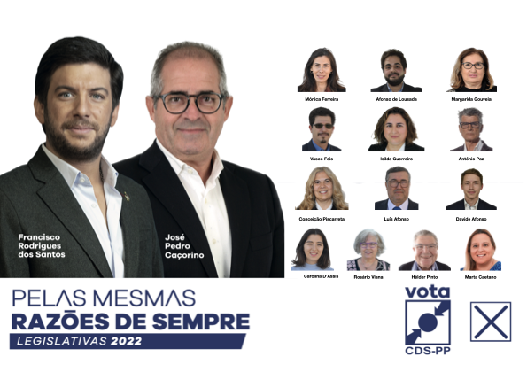 Comunicado de Imprensa: CDS-PP Algarve Legislativas 2022