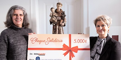 Intermarché doa 5.000 euros em produtos à Casa de Santo António