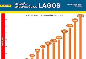 COVID-19 - Situação epidemiológica em Lagos [29/01/2022]