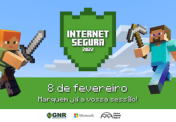 Microsoft e GNR assinalam Dia da Internet Mais Segura com acções de sensibilização em Minecraft