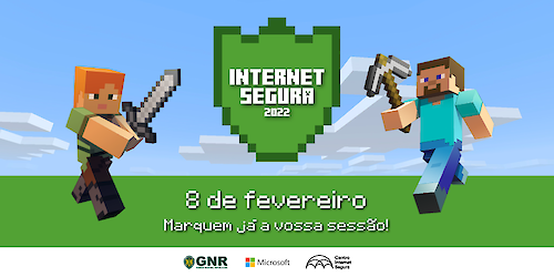 Microsoft e GNR assinalam Dia da Internet Mais Segura com acções de sensibilização em Minecraft