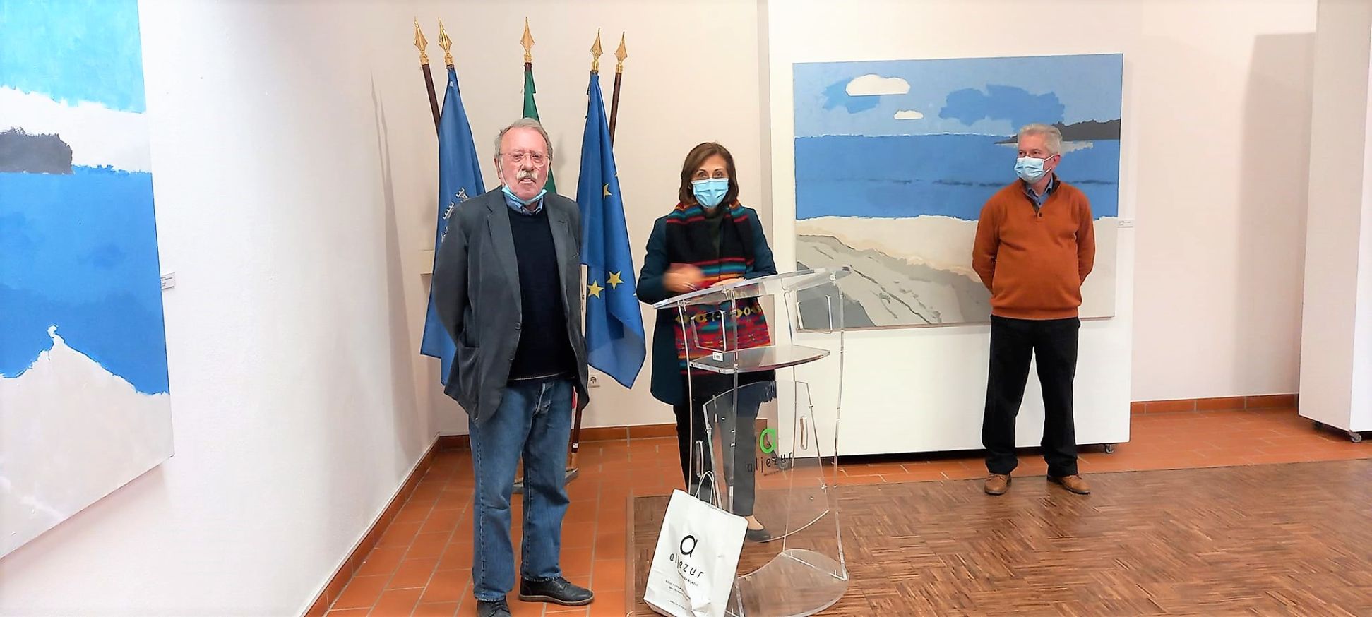 Inaugurada a exposição de Pintura "O Princípio da Paisagem", de Pedro Chorão, no Espaço+ em Aljezur