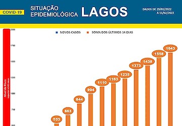 COVID-19 - Situação epidemiológica em Lagos [12/02/2022]